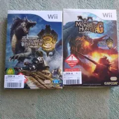 【お得】リオレウス亜種カード付き　モンスターハンター3トライ　G wii