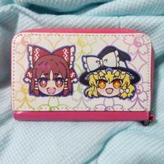 東方プロジェクト 霊夢　魔理沙 パスケース 小銭入れ 財布 カード入れ
