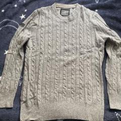 SUPERDRY ケーブル編みニットセーター 2XL グレー