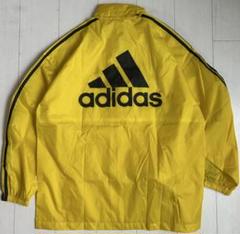 adidas ナイロンジップジャケットイエロー