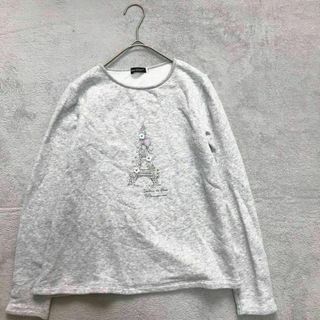 【BeBe】 (150) デザイン プリント トップス 長袖 トレーナー