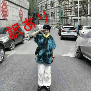 【訳あり商品】ユニセックス スノーカモパンツ カーゴパンツ 韓国 ホワイト 軍物