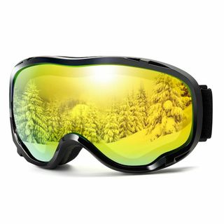 【数量限定】[Laberush] スキーゴーグル 曇り止めダブルレンズ REVO