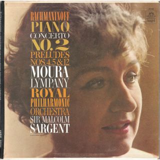 米LP Sergei Vasilyevich Rachmaninof Piano Concerto No. 2, Preludes Nos. 4, 5 &amp; 12 35736 Angel Records /00260