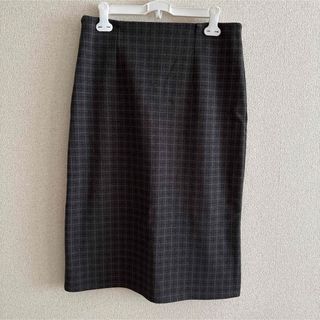 グレンチェック タイトスカート