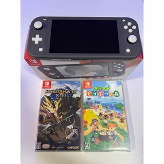 Nintendo Switch Liteグレー　カセット