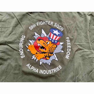 ALPHA INDUSTRIES 59th FIGHTER SQDN Tシャツ