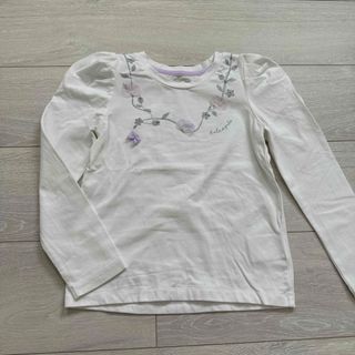 ケイトスペード　インファント・トドラー フラワーネックレス長袖Tシャツ