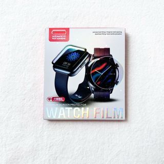 スマートウォッチフィルム 角 3枚 非ガラス 保護フィルム
