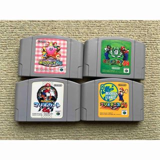 ニンテンドー64 ソフト4本セット マリオ・カービィ