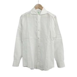 finamore(フィナモレ) 長袖シャツ メンズ美品 - 白 麻